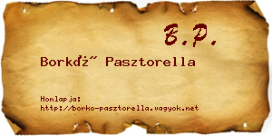 Borkó Pasztorella névjegykártya